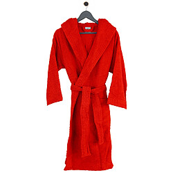 Avis Linnea peignoir de bain à capuche adulte - Rouge