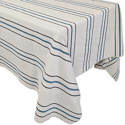 Linnea nappe rectangulaire Hoshi en coton à rayures