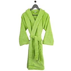 Avis Linnea peignoir de bain enfant à capuche - vert