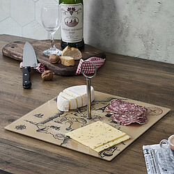 Linnea Plateau décoratif en verre France et fromages