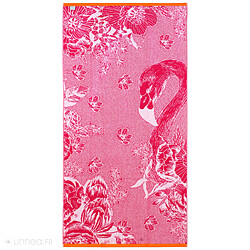 Avis Linnea drap de plage éponge Flamingo