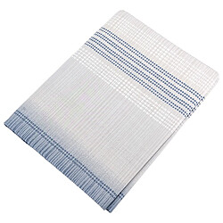 Linnea drap plat percale Esteban - Bleu