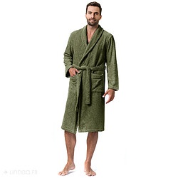 Acheter Linnea peignoir de bain col châle adulte - Vert