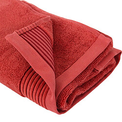 Linnea serviette de toilette Juliet - Rouge pas cher