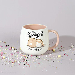 Linnea Mug relief 40 cl collection BREAKFAST Chat