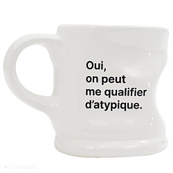 Linnea Mug céramique déformé Atypique - Blanc