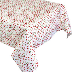 Linnea nappe enduite rectangulaire Cerises