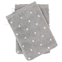 Linnea lot de gants de toilette classiques - x2