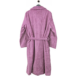 Linnea peignoir de bain col châle - Rose pas cher