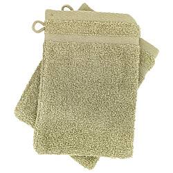 Linnea lot de gants de toilette classiques - lot de 2