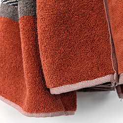 Acheter Linnea drap de plage coton velours RIVAGE - Rouge
