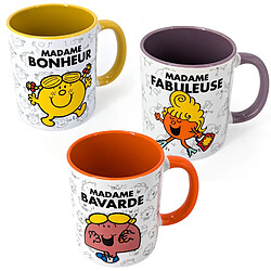 Linnea mug Monsieur Madame, lot de 3