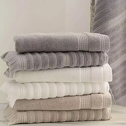 Avis Linnea lot de gants de toilette double face - ivoire