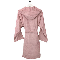 Linnea peignoir de bain à capuche adulte - Rose pas cher