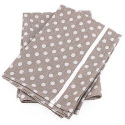 Linnea lot de torchons de cuisine coton DOTS