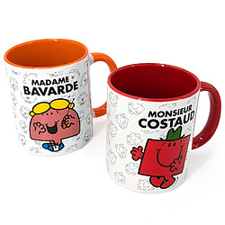 Linnea lot de 2 mugs Monsieur Madame