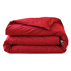 Linnea Housse de couette brodée Vallée - Rouge