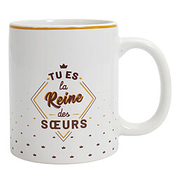 Linnea Mug en céramique 33 cl collection MALY modèle pour les soeurs blanc