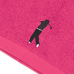 Avis Linnea serviette de toilette éponge coton Pure Golf - Rose