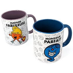 Linnea lot de 2 mugs Monsieur Madame