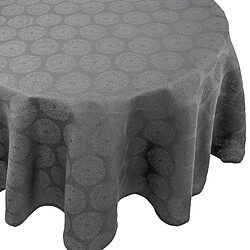 Linnea nappe ovale Hélios en coton - Gris