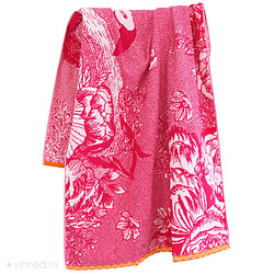 Linnea drap de plage éponge Flamingo pas cher