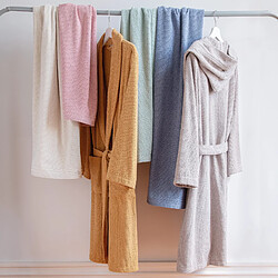 Linnea peignoir de bain à capuche adulte - Beige pas cher