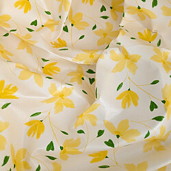 LinneA nappe rectangulaire toile cirée - jaune