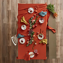 Linnea nappe carrée coton-lin PRÉLUDE