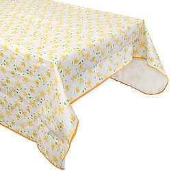 LinneA nappe rectangulaire toile cirée - jaune