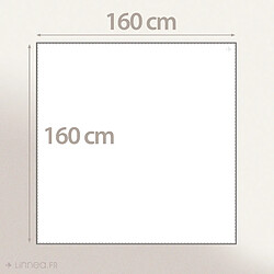 Avis Linnea Nappe rectangulaire en polycoton - Marron
