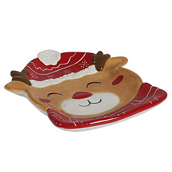 Linnea plat en céramique Noël renne