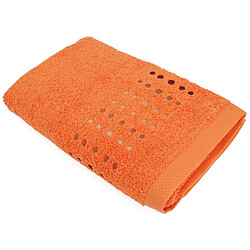 Linnea drap de bain éponge coton Pure Points - Orange