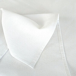 Acheter Linnea chemin de table Hélios en coton enduit - Blanc