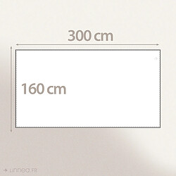 Avis LinneA nappe rectangulaire en polycoton - Marron