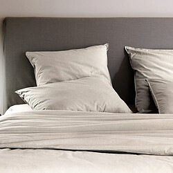 Avis Linnea Parure de lit coton lavé Palace - Beige