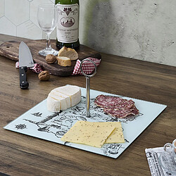 Linnea Plateau décoratif en verre France et Fromages