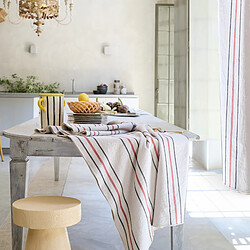 Linnea nappe rectangulaire Hoshi en coton à rayures