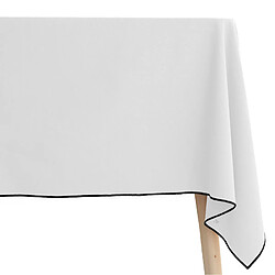 Linnea nappe rectangulaire coton HONO - blanc