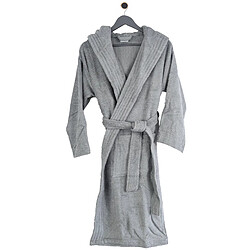 Avis Linnea peignoir de bain à capuche adulte - Gris