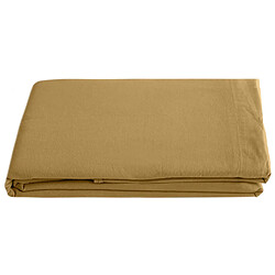 Linnea drap plat Palace en coton lavé - Marron