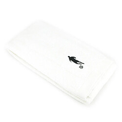 Linnea drap de douche coton éponge PURE FOOTBALL Drap de douche en éponge coton – 550 g/m² – broderie joueur – liteau jacquard – Oeko-Tex – entretien facile 60 °C