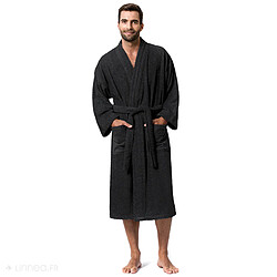 Linnea peignoir de bain kimono adulte éponge pas cher