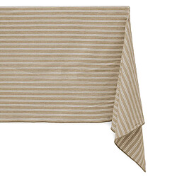 Linnea nappe classique coton à rayures - kaki