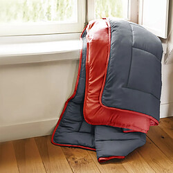 Linnea couette bicolore microfibre - Gris