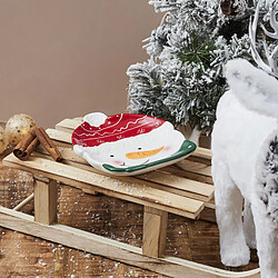 Avis Linnea plat en céramique Noël bonhomme de neige