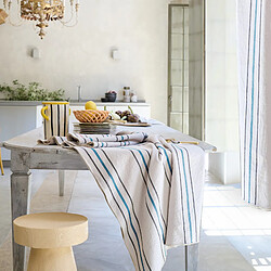 Linnea nappe rectangulaire Hoshi en coton à rayures