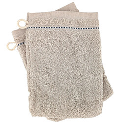 Linnea lot de gants de toilette classiques - 2 unités