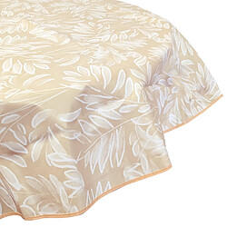 Linnea nappe ronde enduite antitaches Verdure