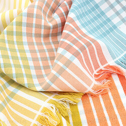 Linnea Fouta drap de plage en coton CLEYA pas cher
